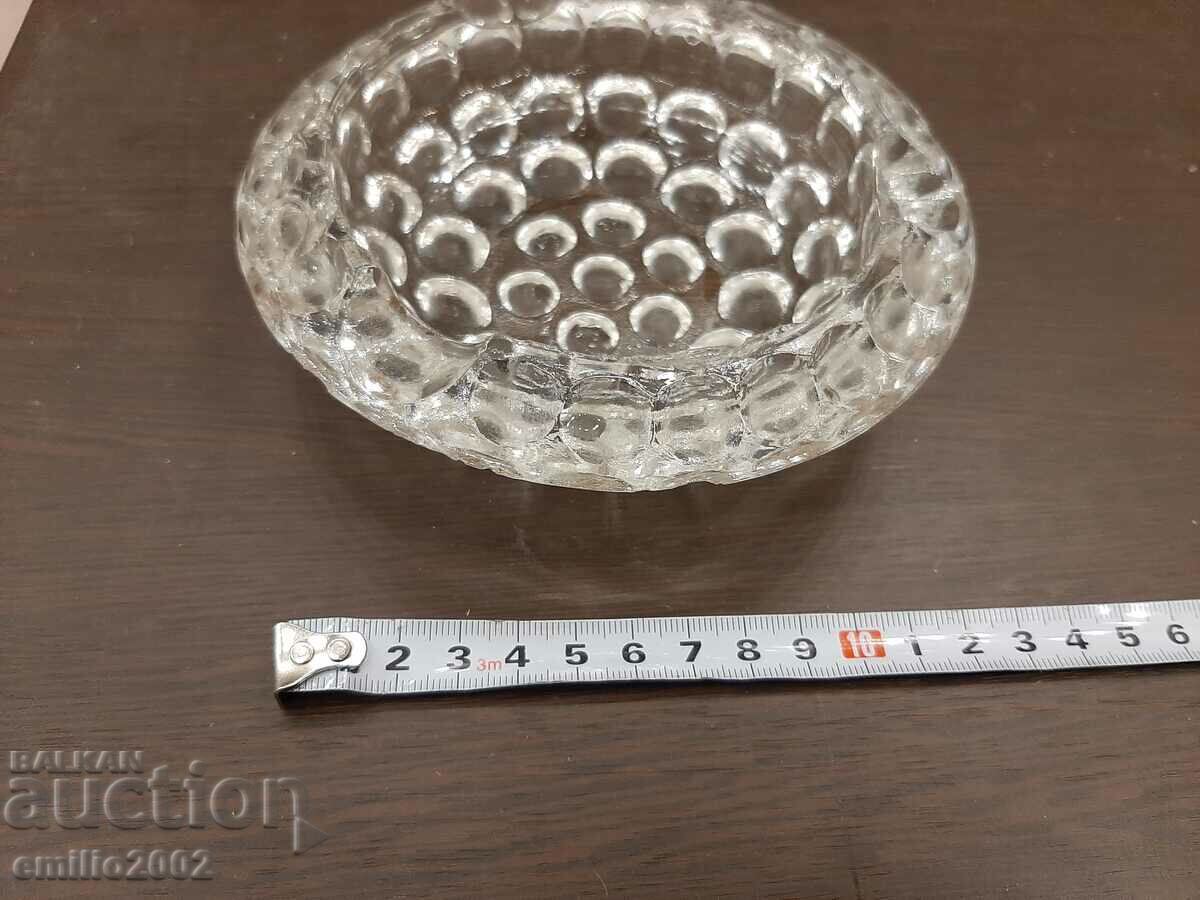 Glass ashtray retro social with price 9.00 BGN | € 4.60 Glass ashtray retro social with price 9.00 BGN | € 4.60
