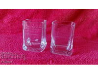 Lot of 2 BUSHMILLS whiskey glasses