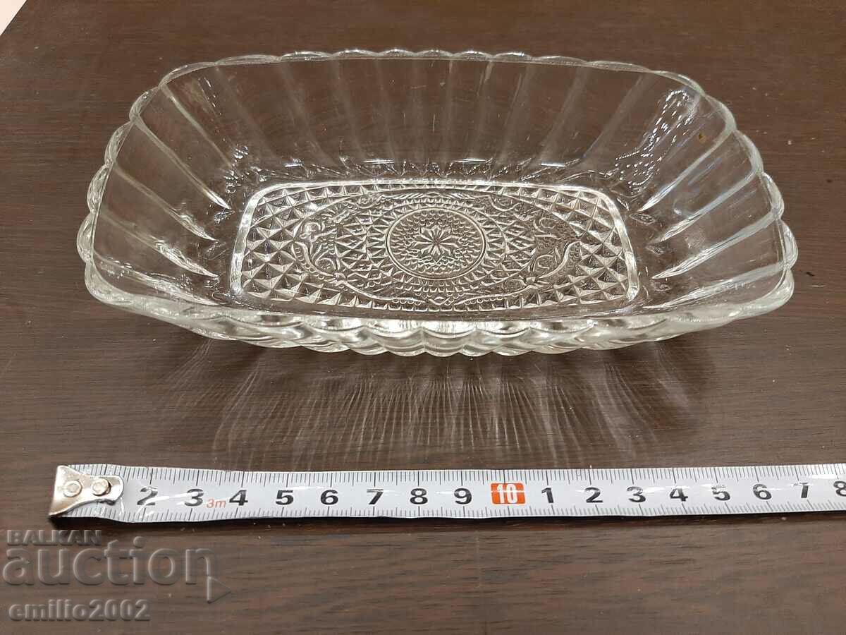 Cutie de bomboane din sticlă retro social cu preț 4.00 BGN | € 2.05 Cutie de bomboane din sticlă retro social cu preț 4.00 BGN | € 2.05