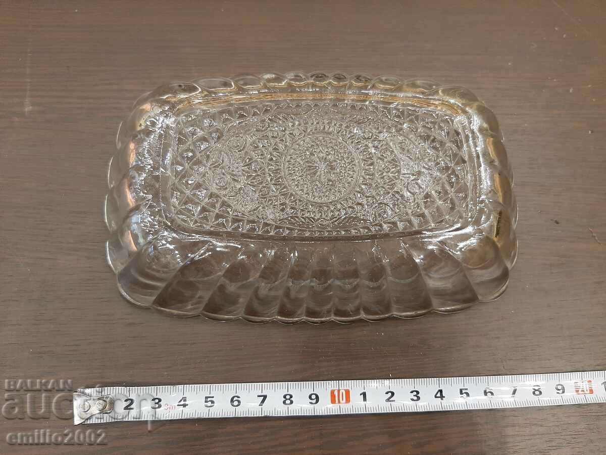 Licitație Cutie de bomboane din sticlă retro social Licitație Cutie de bomboane din sticlă retro social