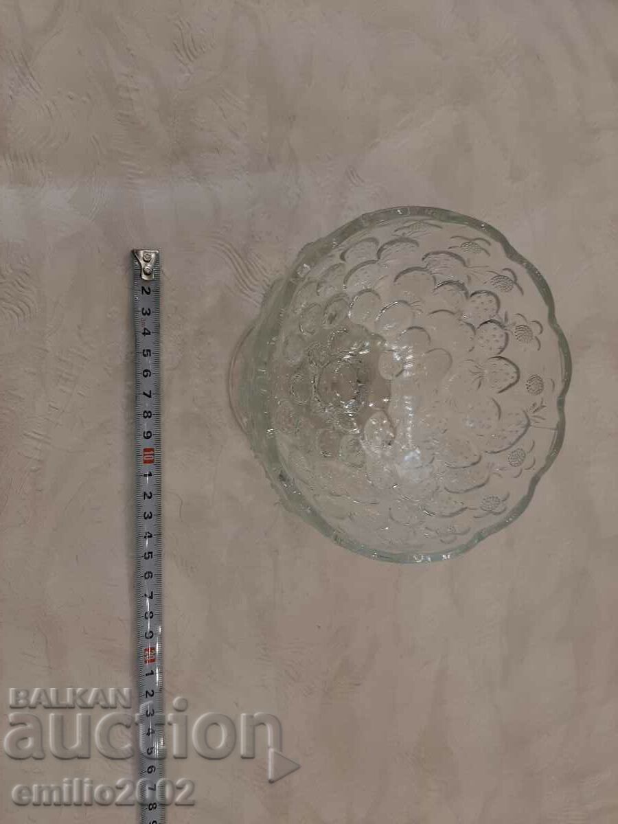 Cutie de bomboane din sticlă retro social cu preț 6.00 BGN | € 3.07 Cutie de bomboane din sticlă retro social cu preț 6.00 BGN | € 3.07