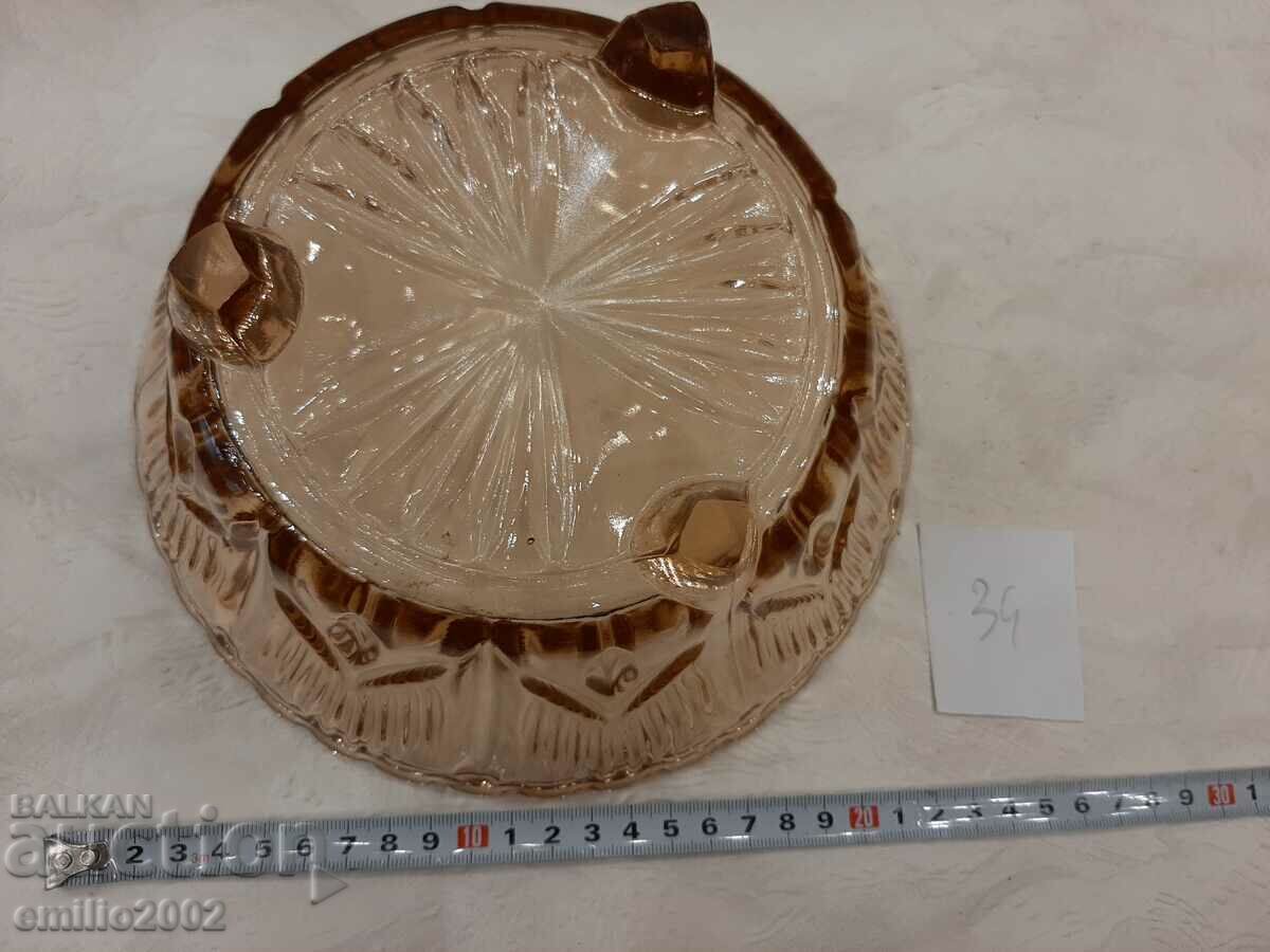 Auction Glass fruit bowl retro soc 34 Auction Glass fruit bowl retro soc 34
