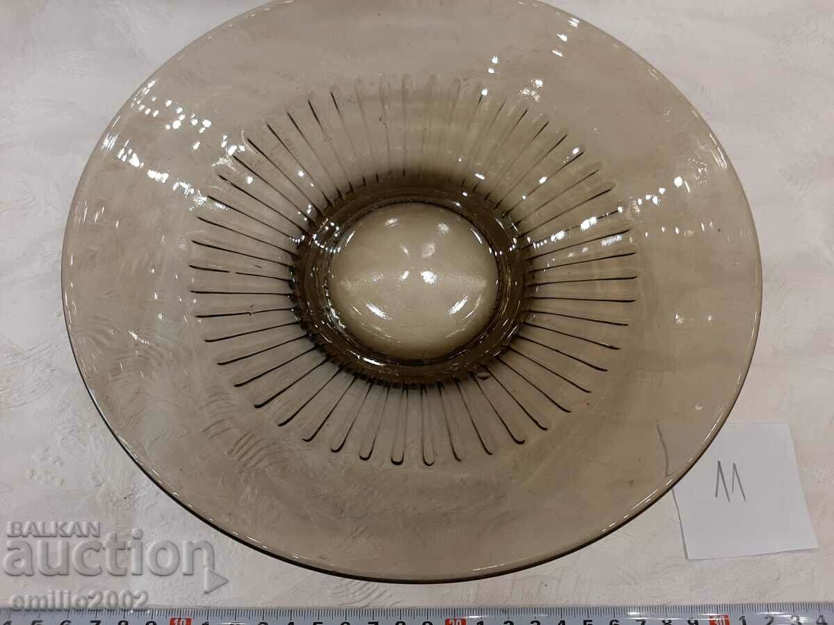 Glass fruit bowl retro social 11 with price 9.00 BGN | € 4.60