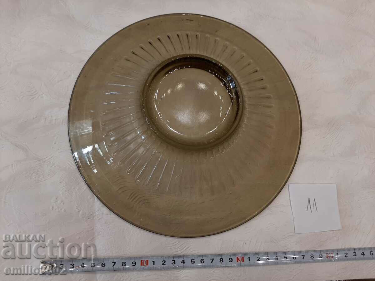 Auction  Glass fruit bowl retro social 11