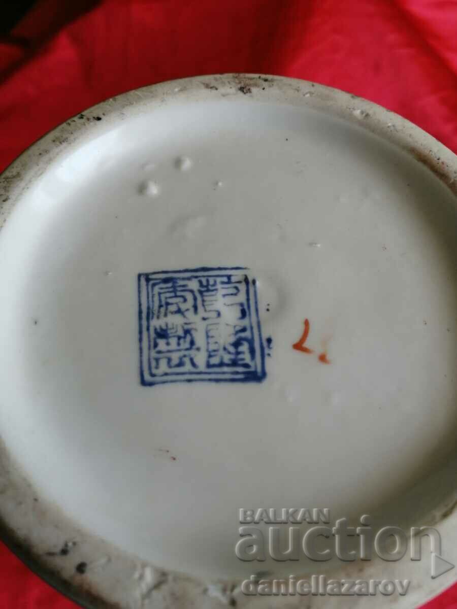 Vasă chineză dinastia Qing, marcată! - 5