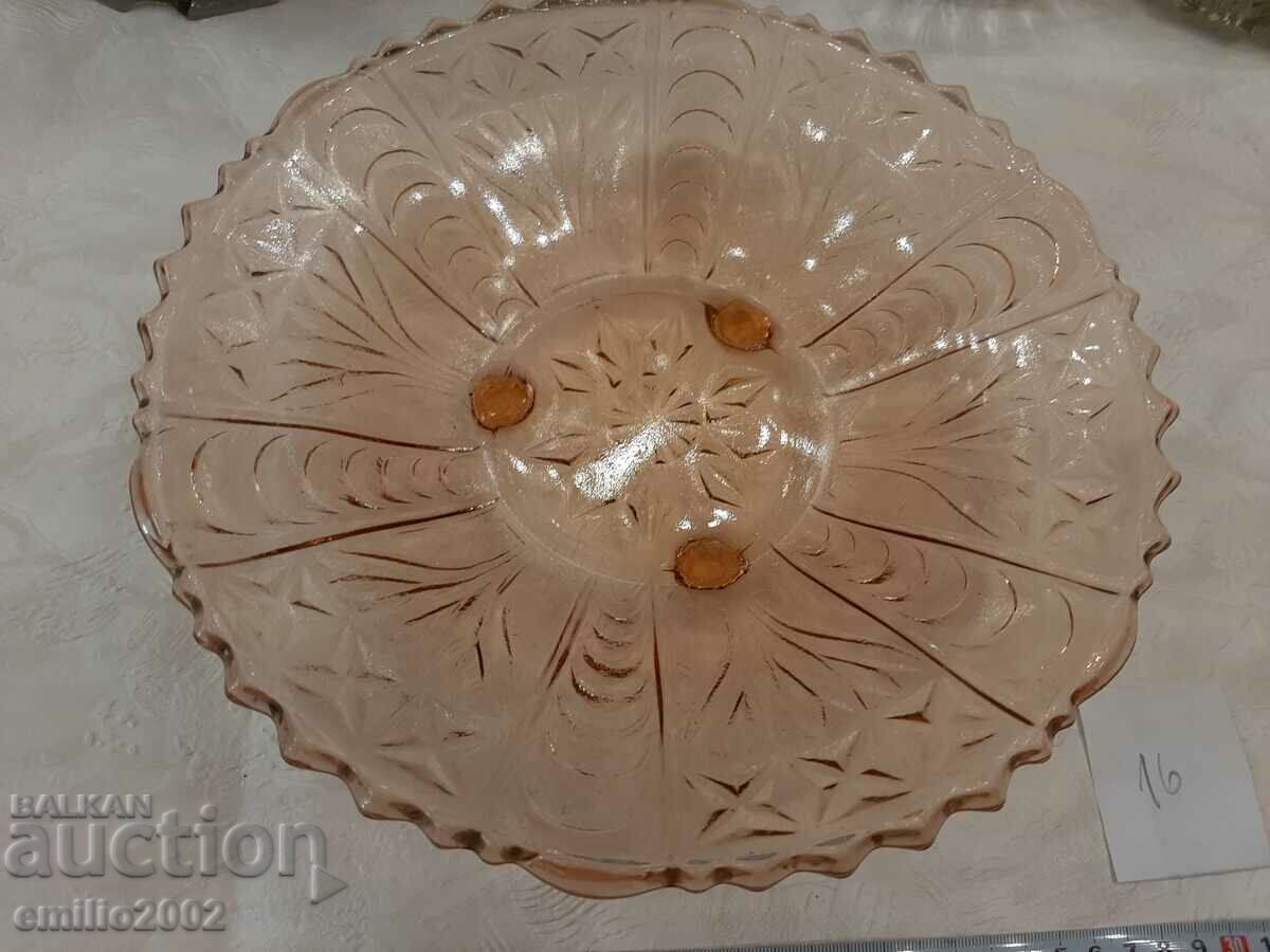 Glass fruit bowl retro social 16 with price 9.00 BGN | € 4.60 Glass fruit bowl retro social 16 with price 9.00 BGN | € 4.60