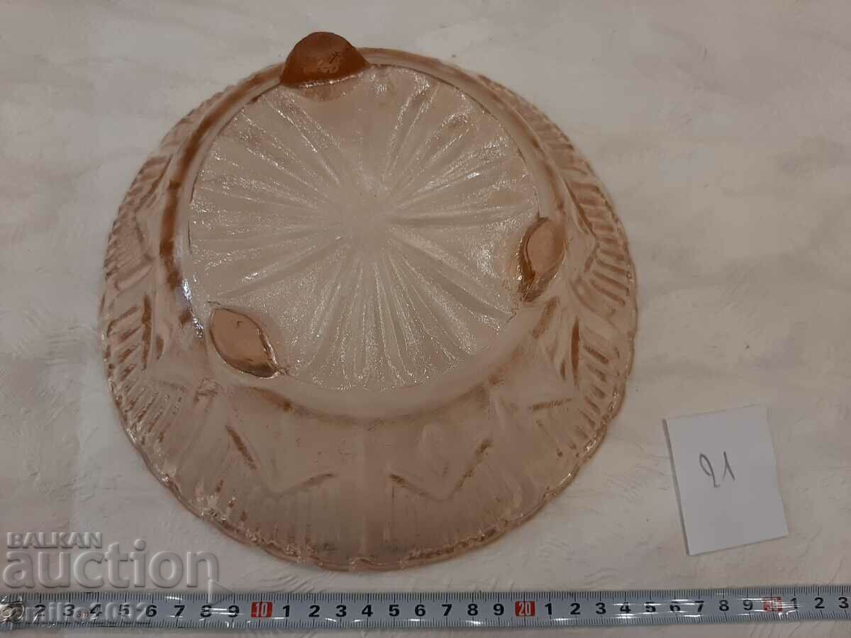 Auction Glass fruit bowl retro social 21 Auction Glass fruit bowl retro social 21