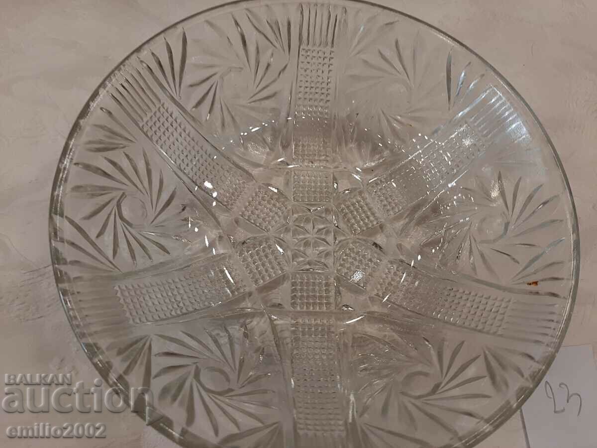 Glass fruit bowl retro soc 23 with price 9.00 BGN | € 4.60 Glass fruit bowl retro soc 23 with price 9.00 BGN | € 4.60