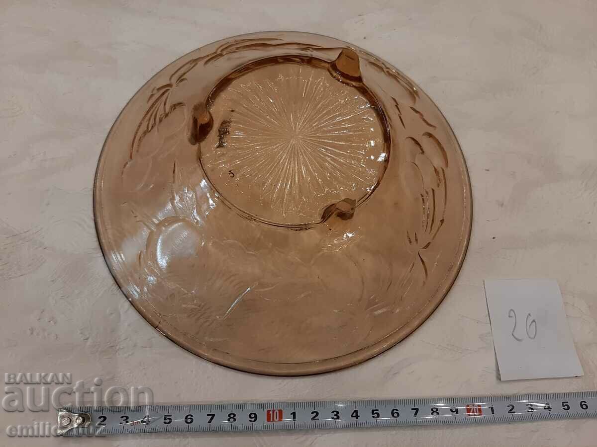 Auction Glass fruit bowl retro soc 26 Auction Glass fruit bowl retro soc 26