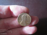 1991 год 1 цент САЩ