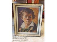 Πίνακας "Πορτρέτο του γιου μου" από Βασίλι Τροπίνιν, ελαιογραφία