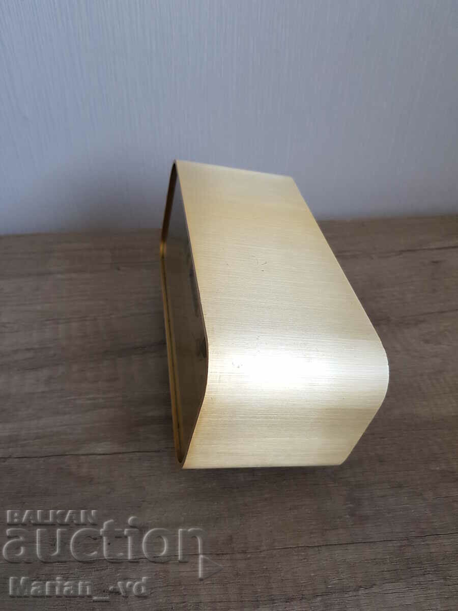 Old Junghans desk clock WITH MONTH DATE AND DAY - 6 Old Junghans desk clock WITH MONTH DATE AND DAY - 6