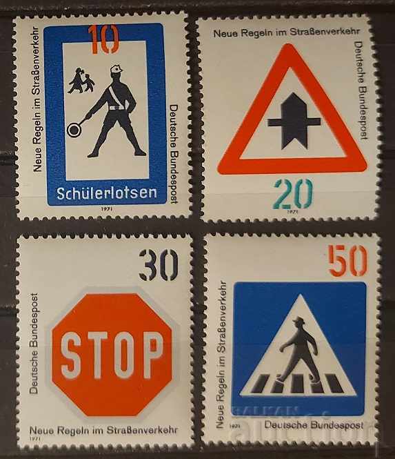 Germania 1971 Indicatoare rutiere MNH
