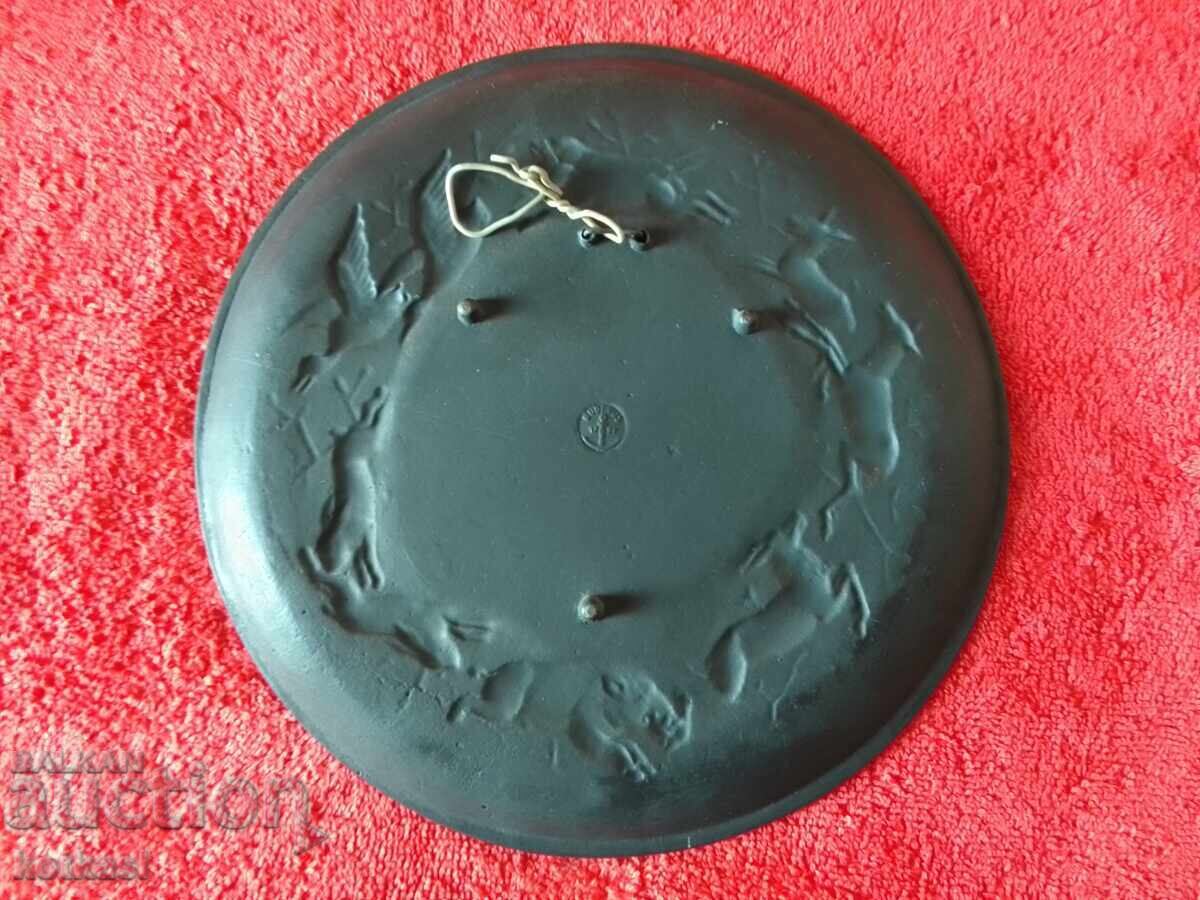 Old metal sign Hunting Game Boar Roe Dog markings - 6