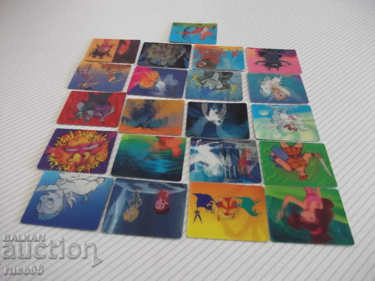 Delivery of Lot of 21 pcs. 3D cards from "McDonald's" Delivery of Lot of 21 pcs. 3D cards from "McDonald's"