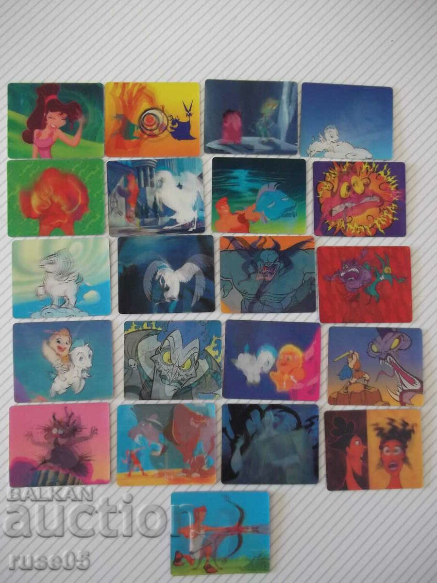 Lot of 21 pcs. 3D cards from "McDonald's"