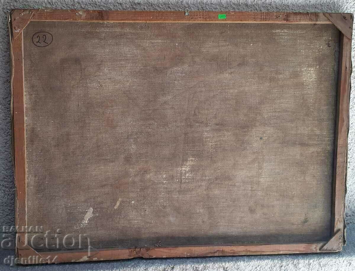 Auction  painting, oil on canvas