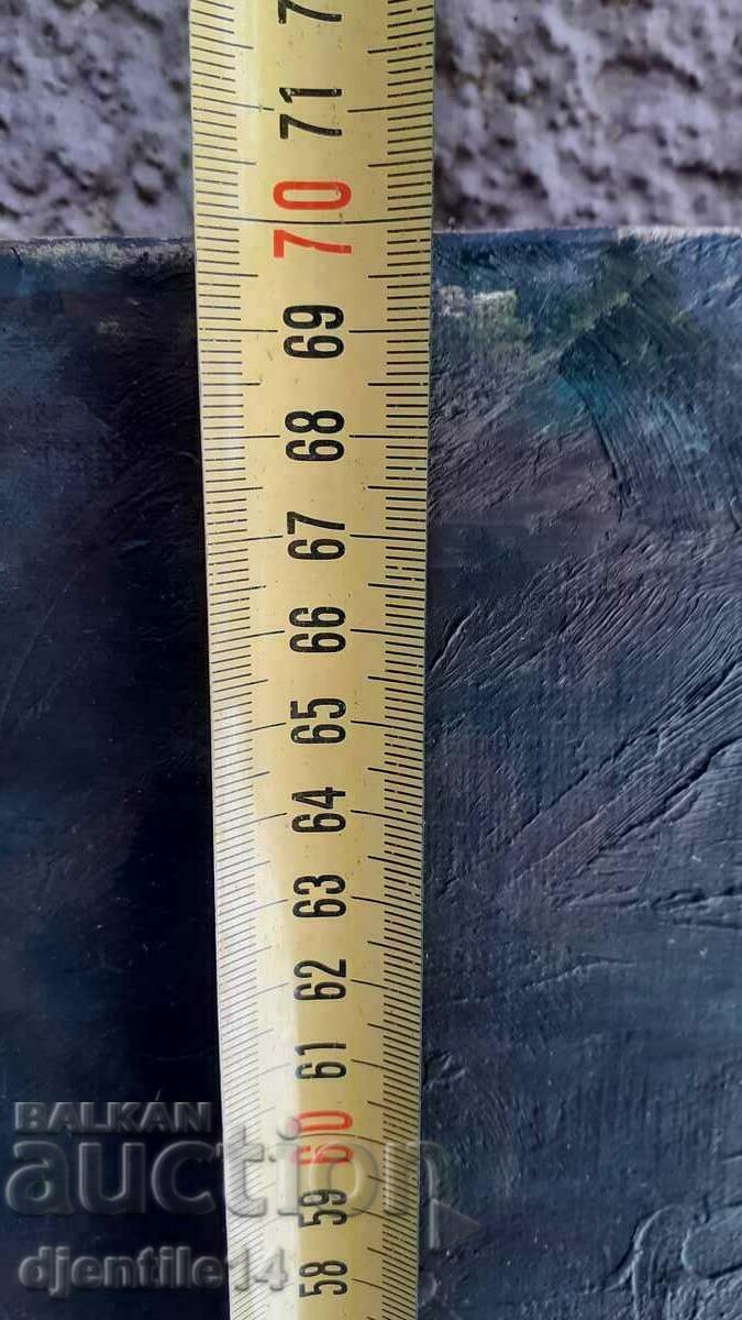 Delivery of painting, oil on canvas