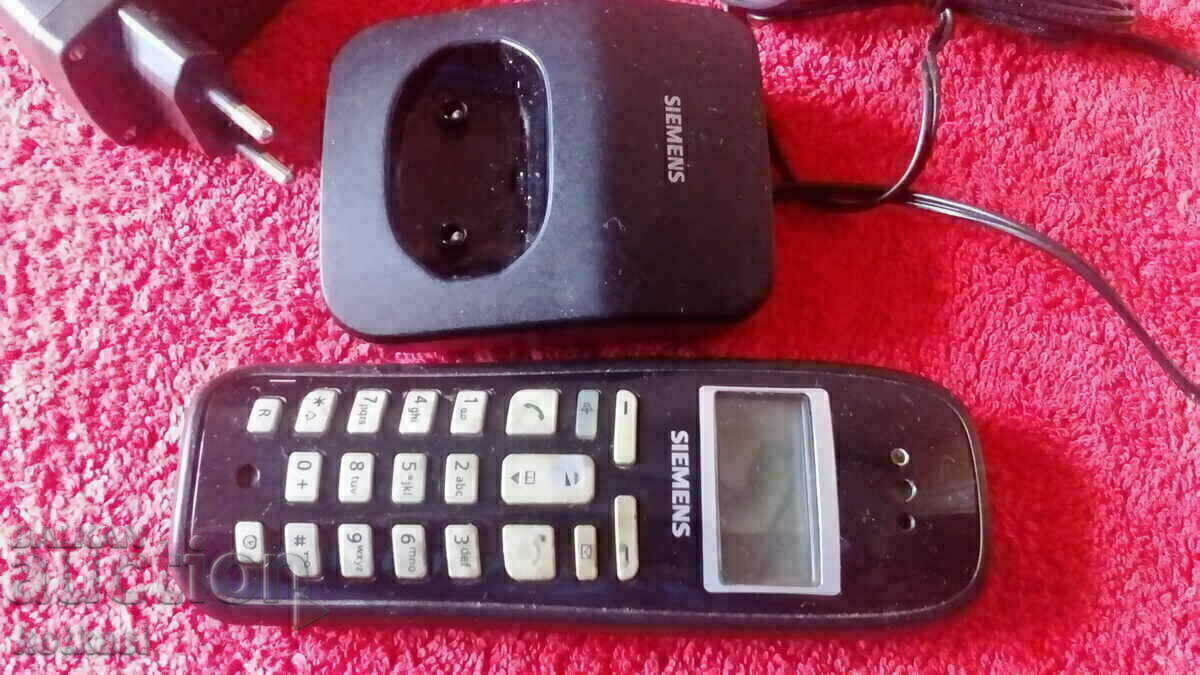 Παλιό σταθερό τηλέφωνο γραφείου σπιτιού SIMENS Gigaset με τιμή 35.50 BGN | € 18.15