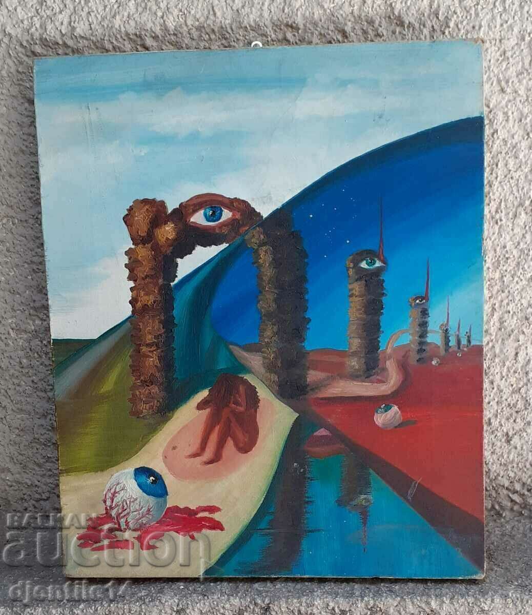 painting, oil on canvas painting, oil on canvas