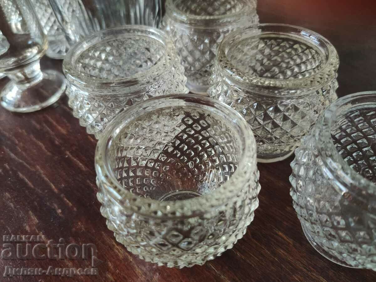 Auction set of glass cups Auction set of glass cups