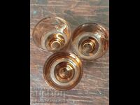 set of glass cups