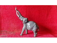 Old porcelain figure of an Elephant, origin Germany