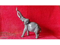 Old porcelain figure of an Elephant, origin Germany