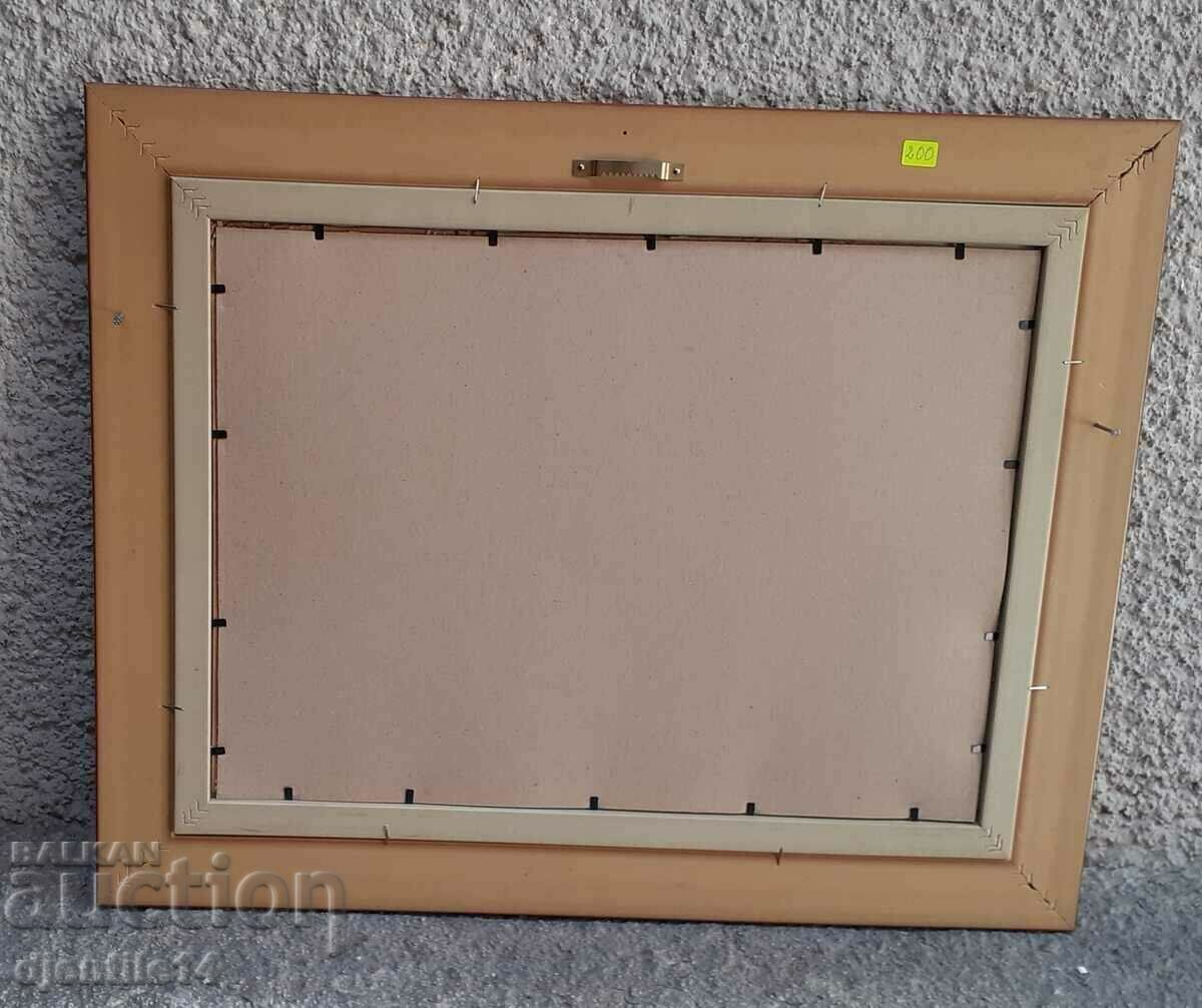 Аукцион картина, масло на картон Аукцион картина, масло на картон