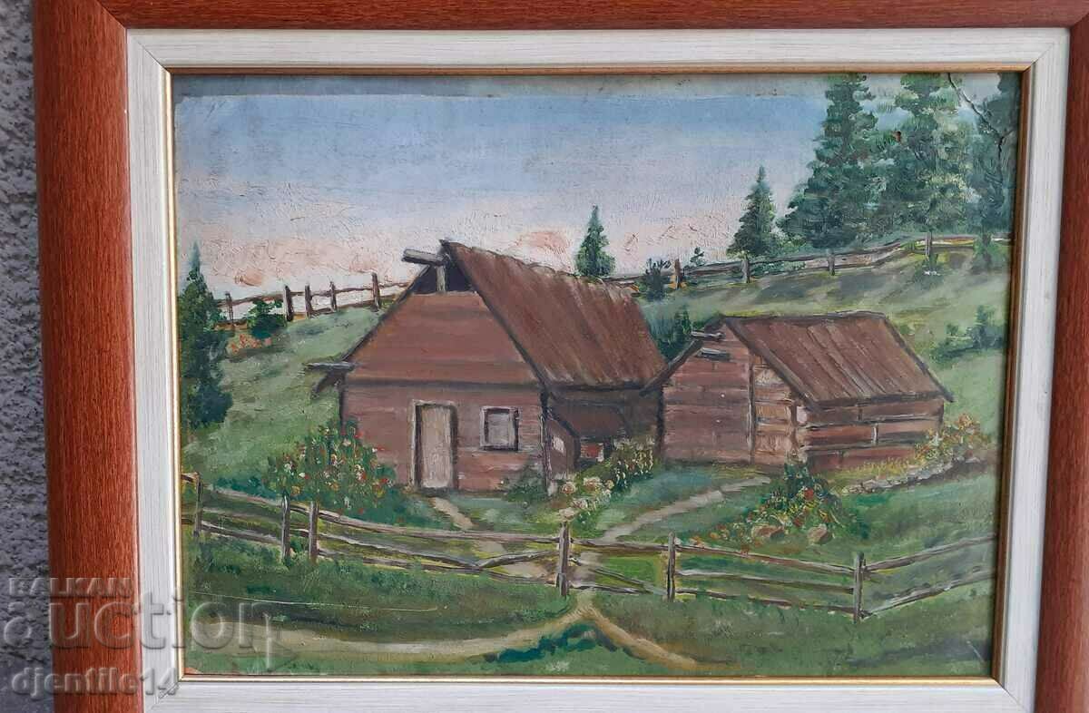 картина, масло на картон - 6 картина, масло на картон - 6