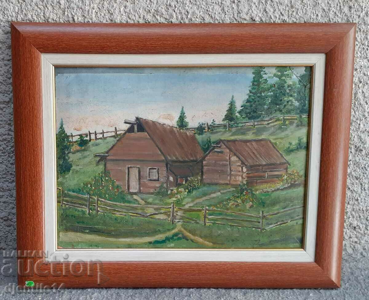 картина, масло на картон - 7 картина, масло на картон - 7