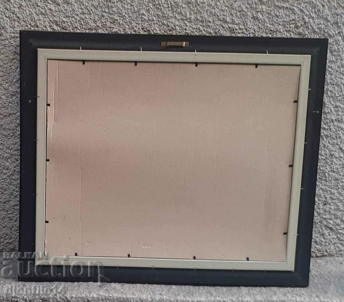 Аукцион картина, масло на картон Аукцион картина, масло на картон