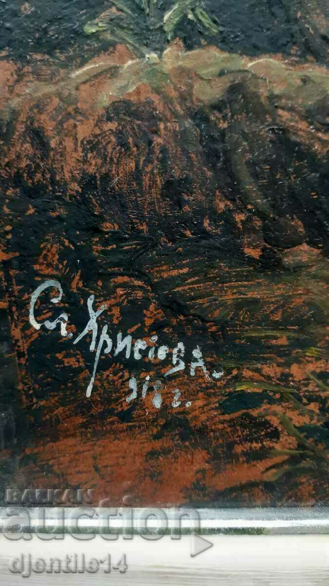 painting, oil on cardboard - 6 painting, oil on cardboard - 6