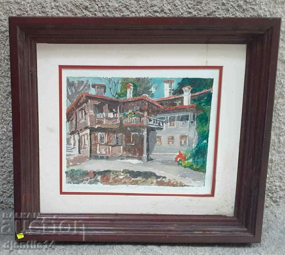 γκουάς σε χαρτόνι