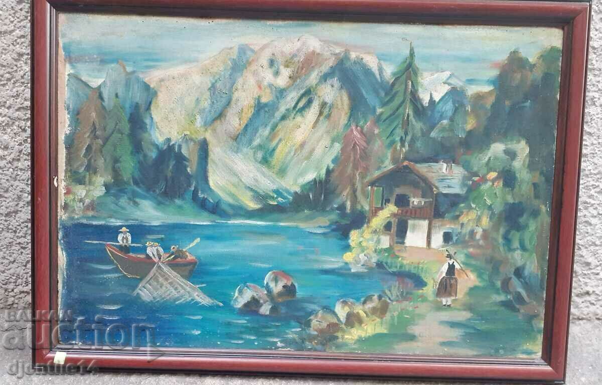 painting, oil on canvas - 5 painting, oil on canvas - 5