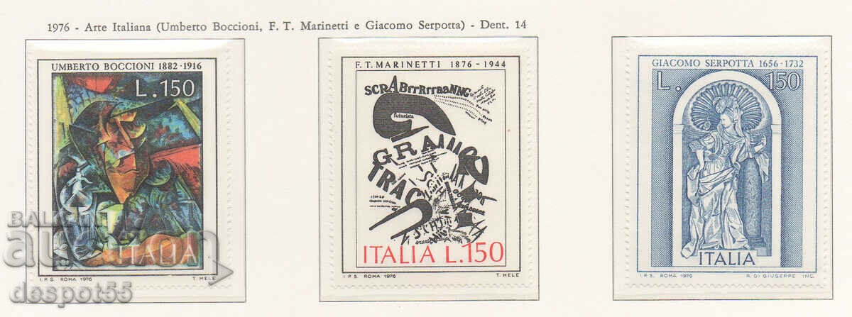 1976. Italia. arta italiana.