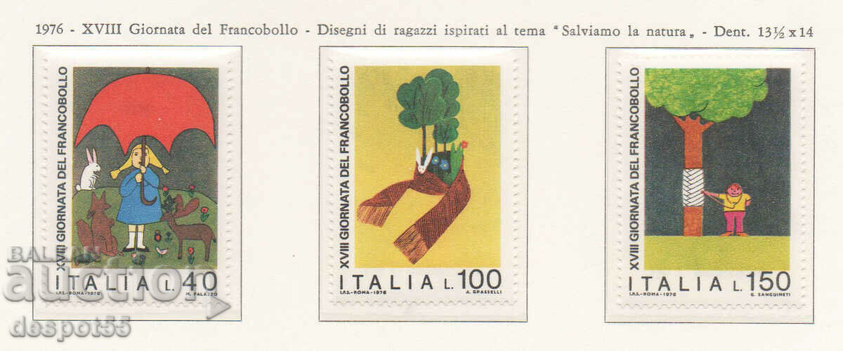 1976. Italia. Ziua timbrului poștal.
