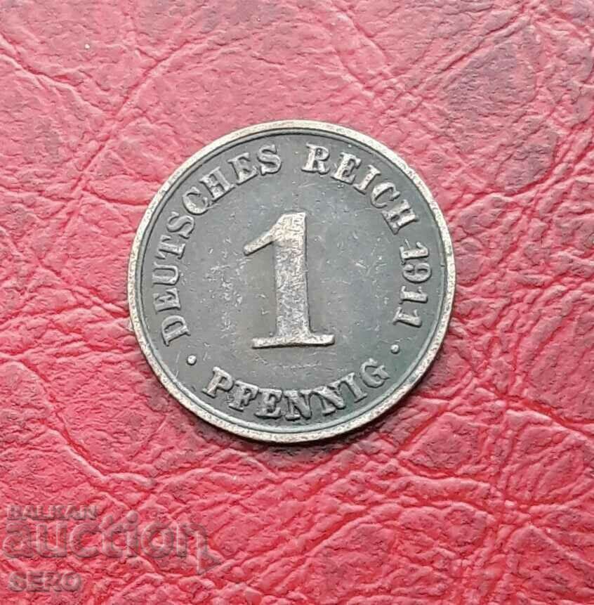 Germany-1 pfennig 1911 A-Berlin