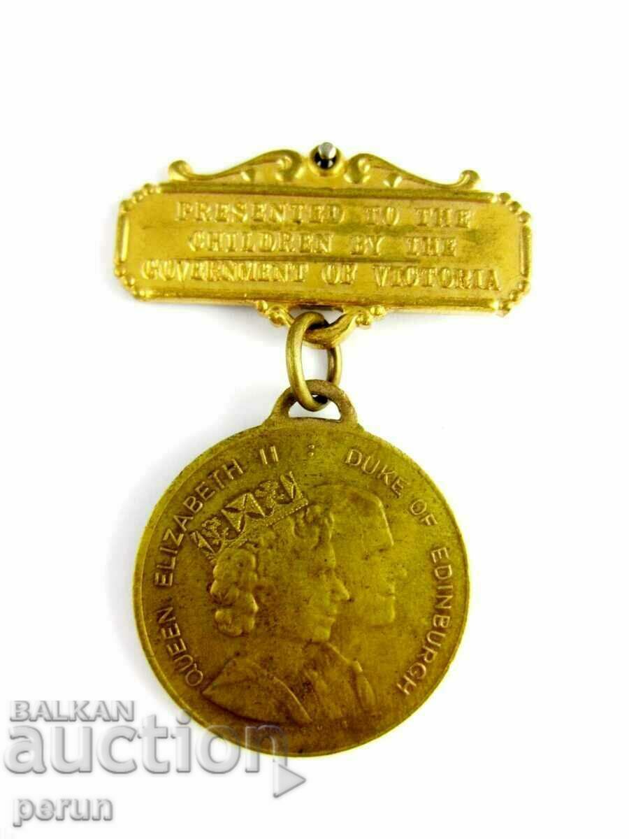 Rare medal - Queen Elizabeth II Royal Visit - 1954 with price 52.00 BGN | € 26.59 Rare medal - Queen Elizabeth II Royal Visit - 1954 with price 52.00 BGN | € 26.59