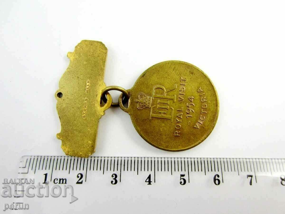 Rare medal - Queen Elizabeth II Royal Visit - 1954 - 5 Rare medal - Queen Elizabeth II Royal Visit - 1954 - 5