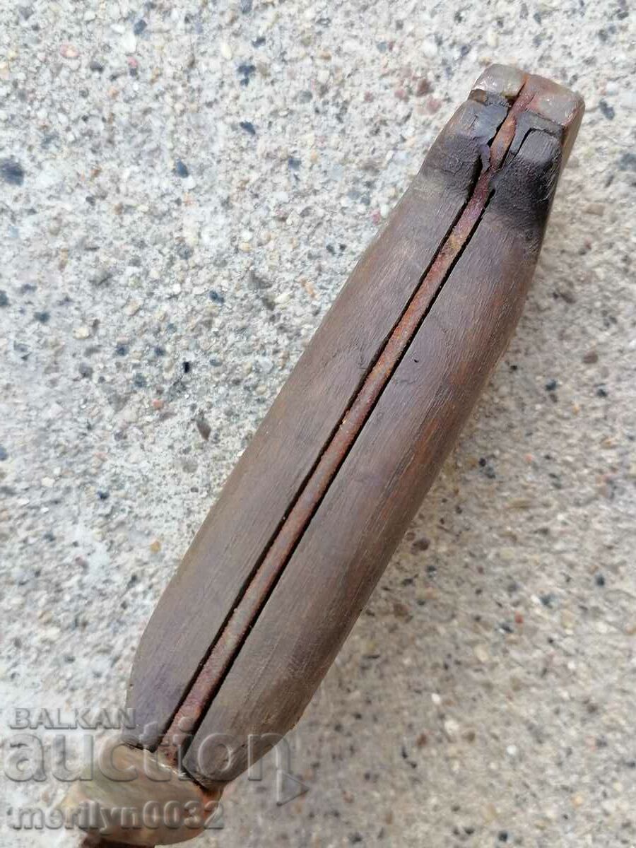 Old knife with a saw on the blade - 7 Old knife with a saw on the blade - 7