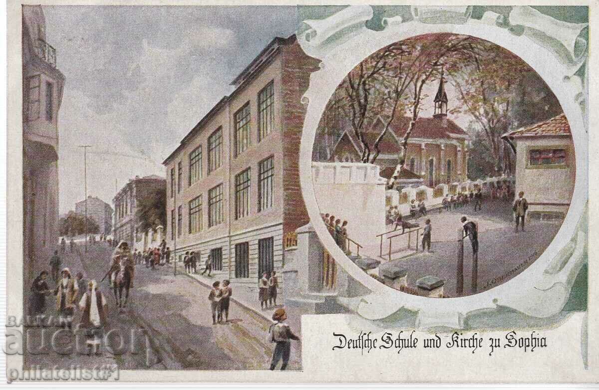 OLD SOFIA c.1920 THE GERMAN SCHOOL DEUTSCHE SCHULE 288