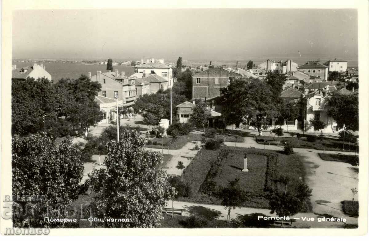 Old postcard - Pomorie, General view