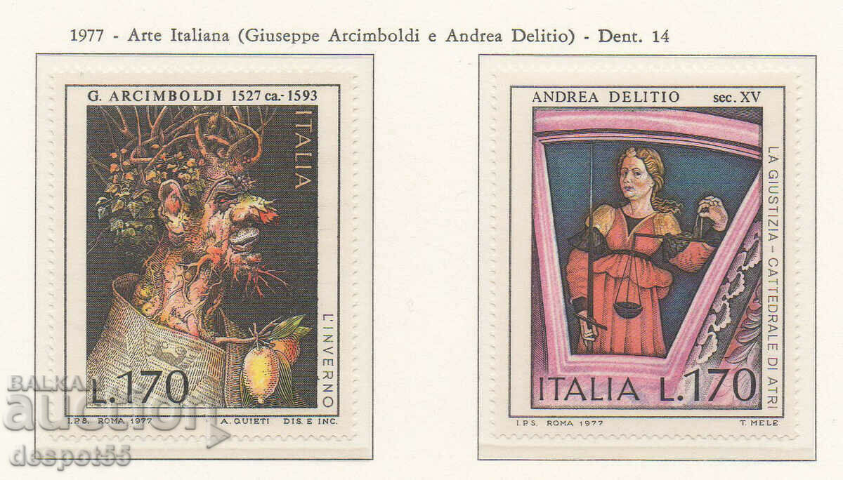1977. Italia. arta italiana.