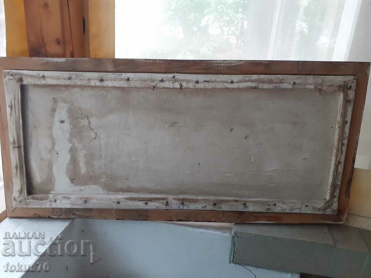 Large master painting oil canvas signature wooden frame - 5 Large master painting oil canvas signature wooden frame - 5