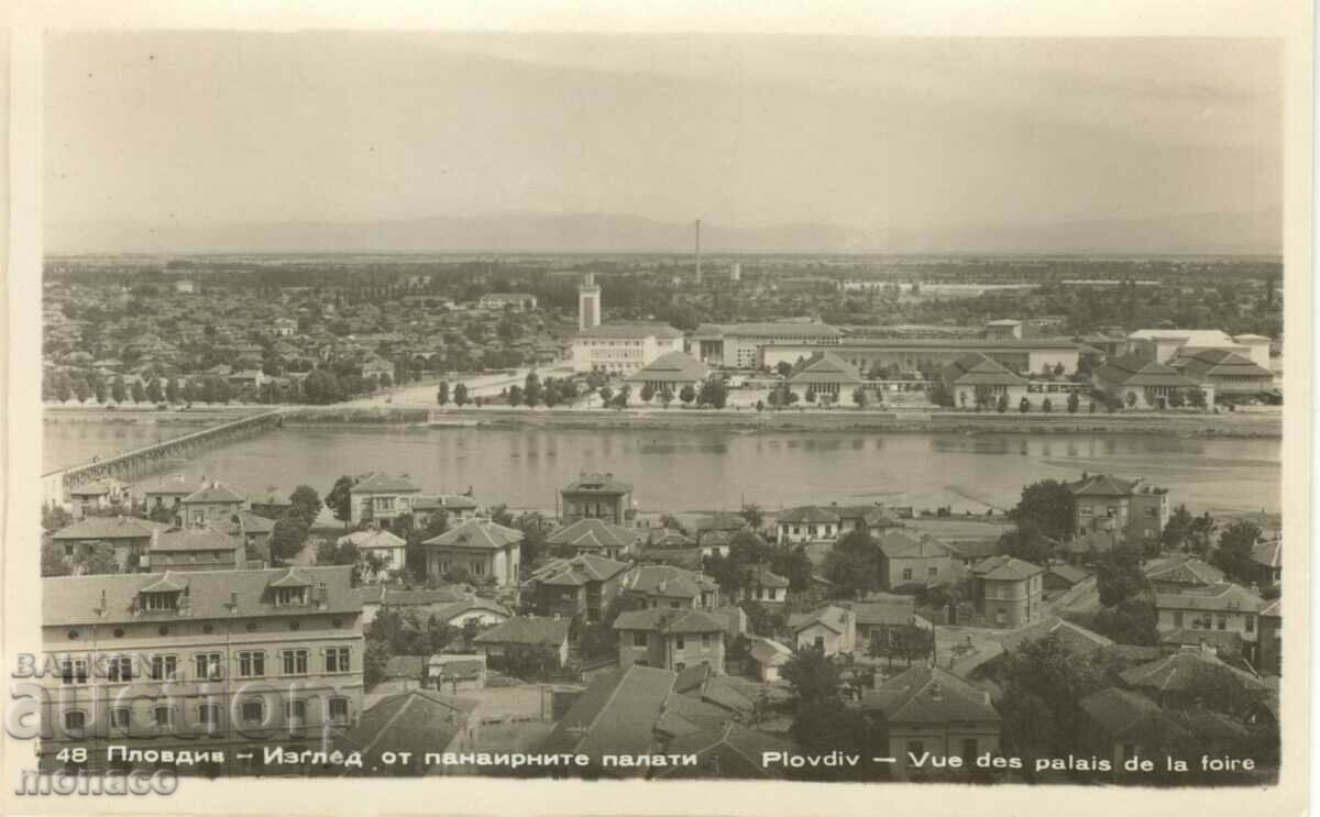 Carte poștală veche - Plovdiv, Targ