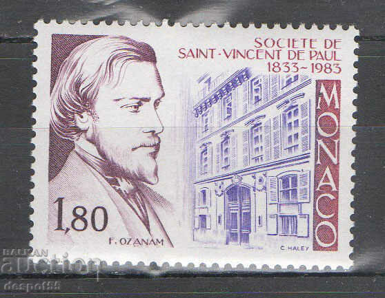 1983. Monaco. 150 de ani de existență a Societății Sf. Vincent.