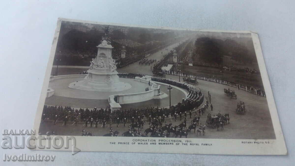 П К Coronation Procession The Prince of Wales 1911