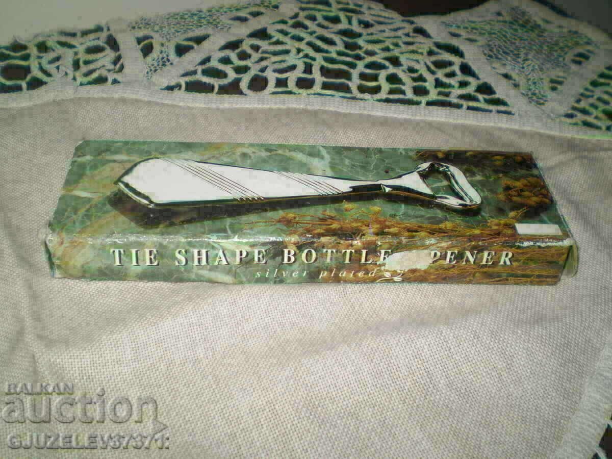 collectible Old necktie opener silver plated - 6 collectible Old necktie opener silver plated - 6