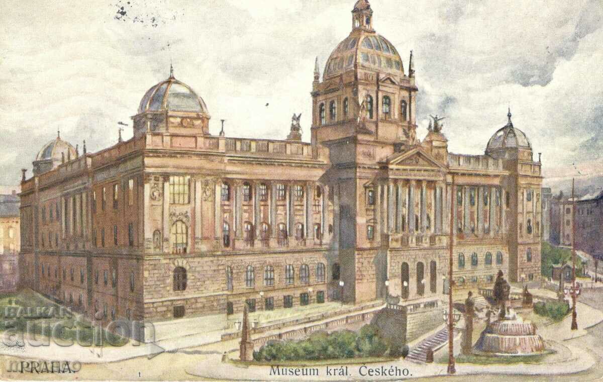 Old postcard - Prague, Royal Palace